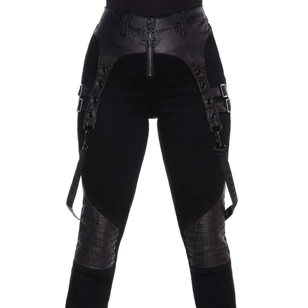 Killstar Outshined Black Denim Jeans - S